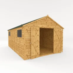 Mercia 16ft X 10ft Premium Shiplap Modular Workshop Shed - Including Installation -Garden Care Shop 13555753 9514949338215012