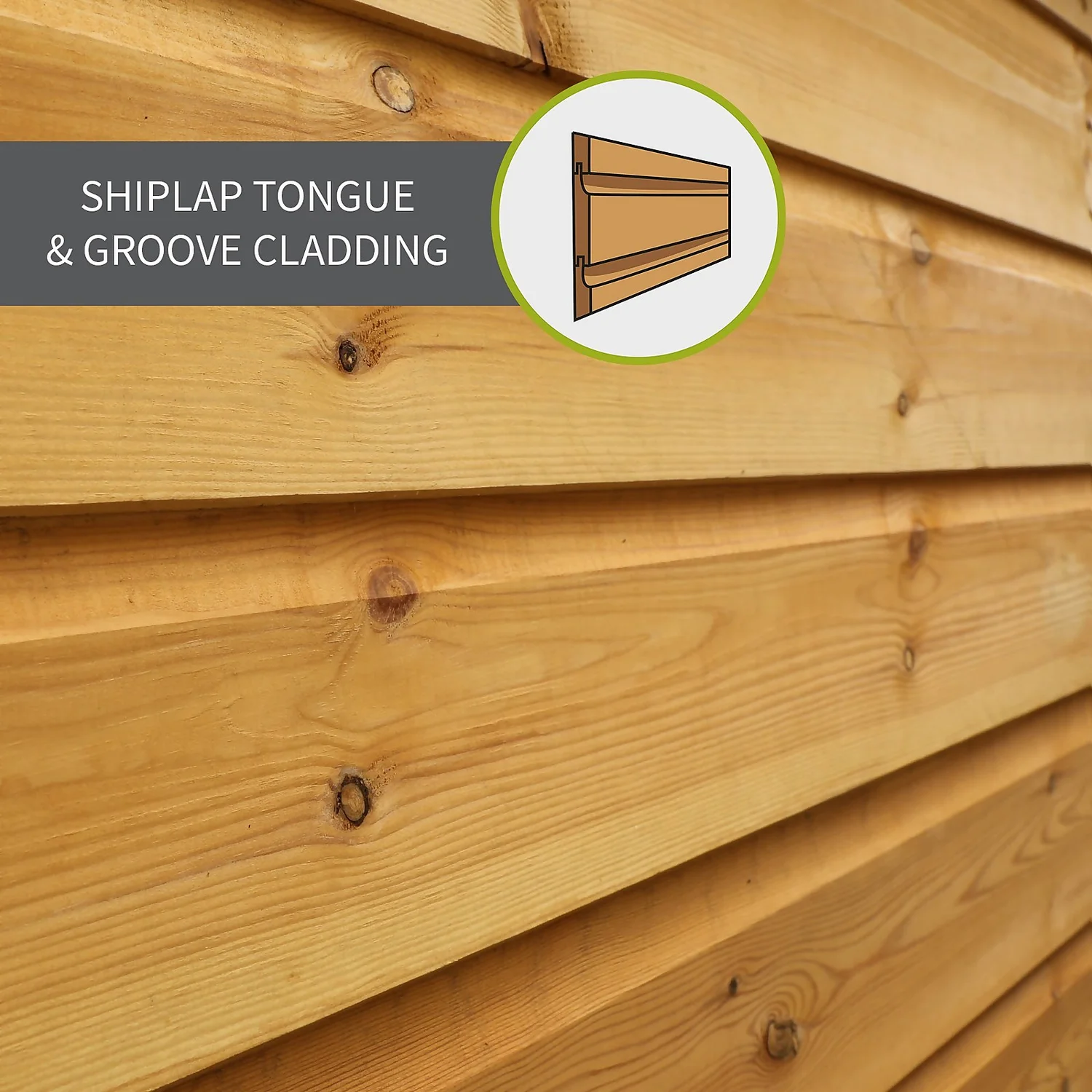 Mercia 18ft X 10ft Premium Shiplap Modular Workshop Shed 6 Mercia 18ft X 10ft Premium Shiplap Modular Workshop Shed - Image 4