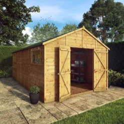 Mercia 18ft X 10ft Premium Shiplap Modular Workshop Shed 20 Mercia 18ft X 10ft Premium Shiplap Modular Workshop Shed -Garden Care Shop 13555757 4114949334058860