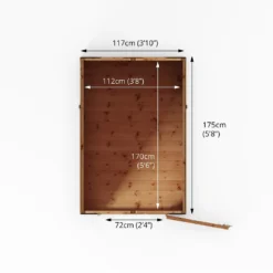 Mercia 6ft X 4ft Premium Shiplap Apex Shed - Including Installation -Garden Care Shop 13555761 1704949334158832