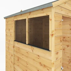 Mercia 6ft X 4ft Premium Shiplap Reverse Apex Shed -Garden Care Shop 13555768 7744937160644001