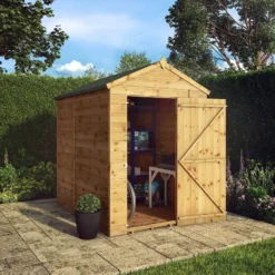 Mercia 7ft X 5ft Premium Windowless Shiplap Apex Shed -Garden Care Shop 13555774 1494949335180833