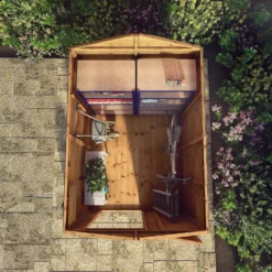 Mercia 8ft X 6ft Premium Windowless Shiplap Apex Shed - Including Installation -Garden Care Shop 13555777 7364949338322019