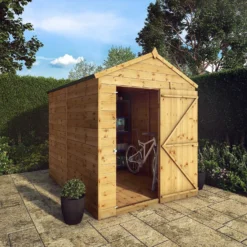 Mercia 8ft X 6ft Premium Windowless Shiplap Apex Shed -Garden Care Shop 13555779 2784949334266277