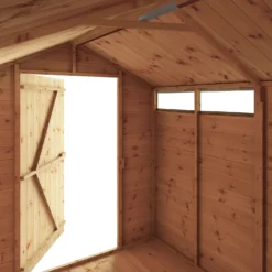 Mercia 8ft X 6ft Premium Shiplap Security Apex Shed - Including Installation -Garden Care Shop 13555781 1715033256333018