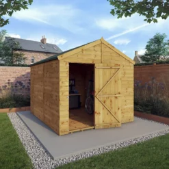 Mercia 10ft X 8ft Premium Windowless Shiplap Apex Shed - Including Installation -Garden Care Shop 13555792 1104949335536663