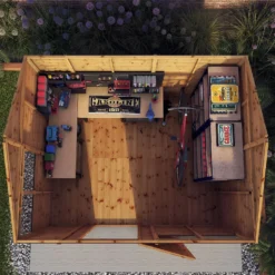 Mercia 10ft X 8ft Premium Shiplap Reverse Apex Shed - Including Installation -Garden Care Shop 13555795 2134949333204580