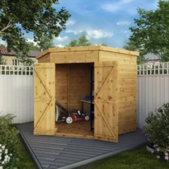 Mercia 7ft X 7ft Premium Shiplap Corner Shed - Including Installation -Garden Care Shop 13555799 7274949336346984