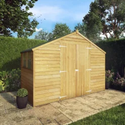 Mercia 5ft X 10ft Overlap Apex Shed - Including Installation -Garden Care Shop 13555806 1955047800704634