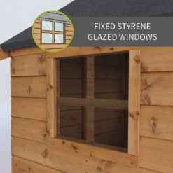 Mercia 5ft X 6ft Honeysuckle Wooden Playhouse - Installation Included -Garden Care Shop 13555816 1094951879919511