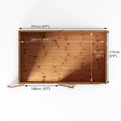 Mercia 10ft X 6ft Premium Shiplap Pent Shed -Garden Care Shop 13555856 7065011477985802