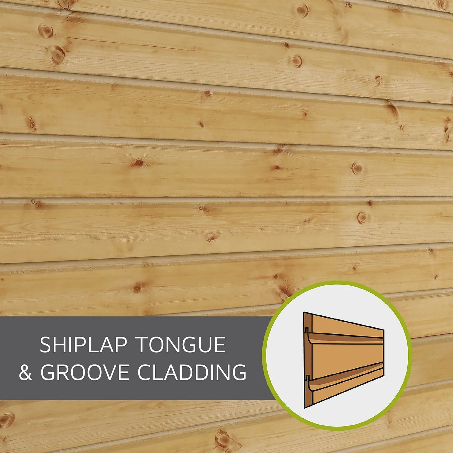 Mercia 10ft X 8ft Premium Shiplap Pent Shed 7 Mercia 10ft X 8ft Premium Shiplap Pent Shed - Image 5