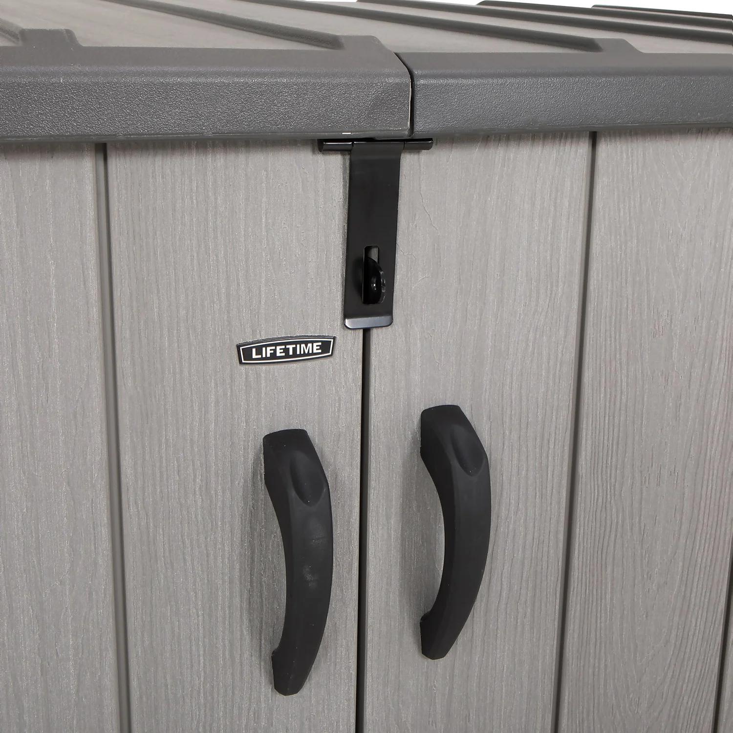 Lifetime Horizontal Plastic Outdoor Storage Shed 9 Lifetime Horizontal Plastic Outdoor Storage Shed - Image 7