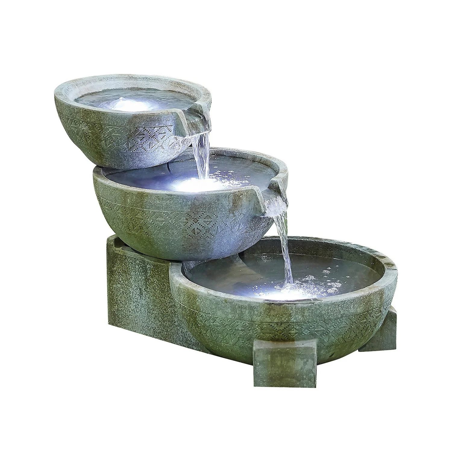 Stylish Fountain Oasis Water Feature With LEDs 3 Stylish Fountain Oasis Water Feature With LEDs