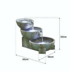 Stylish Fountain Oasis Water Feature With LEDs 13 Stylish Fountain Oasis Water Feature With LEDs -Garden Care Shop 13846043 8054962028273395