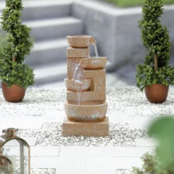 Stylish Fountain Sparkling Bowls Water Feature With LEDs 14 Stylish Fountain Sparkling Bowls Water Feature With LEDs -Garden Care Shop 13846048 2824971880480515