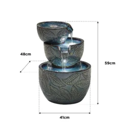Stylish Fountain Fossil Leaf Water Feature With LEDs 11 Stylish Fountain Fossil Leaf Water Feature With LEDs -Garden Care Shop 13846049 1804962028377735