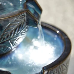 Stylish Fountain Fossil Leaf Water Feature With LEDs 9 Stylish Fountain Fossil Leaf Water Feature With LEDs -Garden Care Shop 13846049 9274962028283796