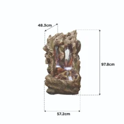 Stylish Fountain Colorado Falls Water Feature With LEDs 7 Stylish Fountain Colorado Falls Water Feature With LEDs -Garden Care Shop 13846061 1254978880621934