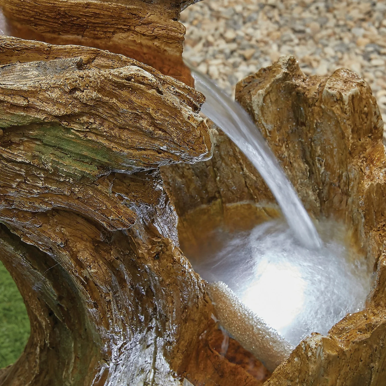 Stylish Fountain Knotted Willow Falls Water Feature With LEDs 5 Stylish Fountain Knotted Willow Falls Water Feature With LEDs - Image 3