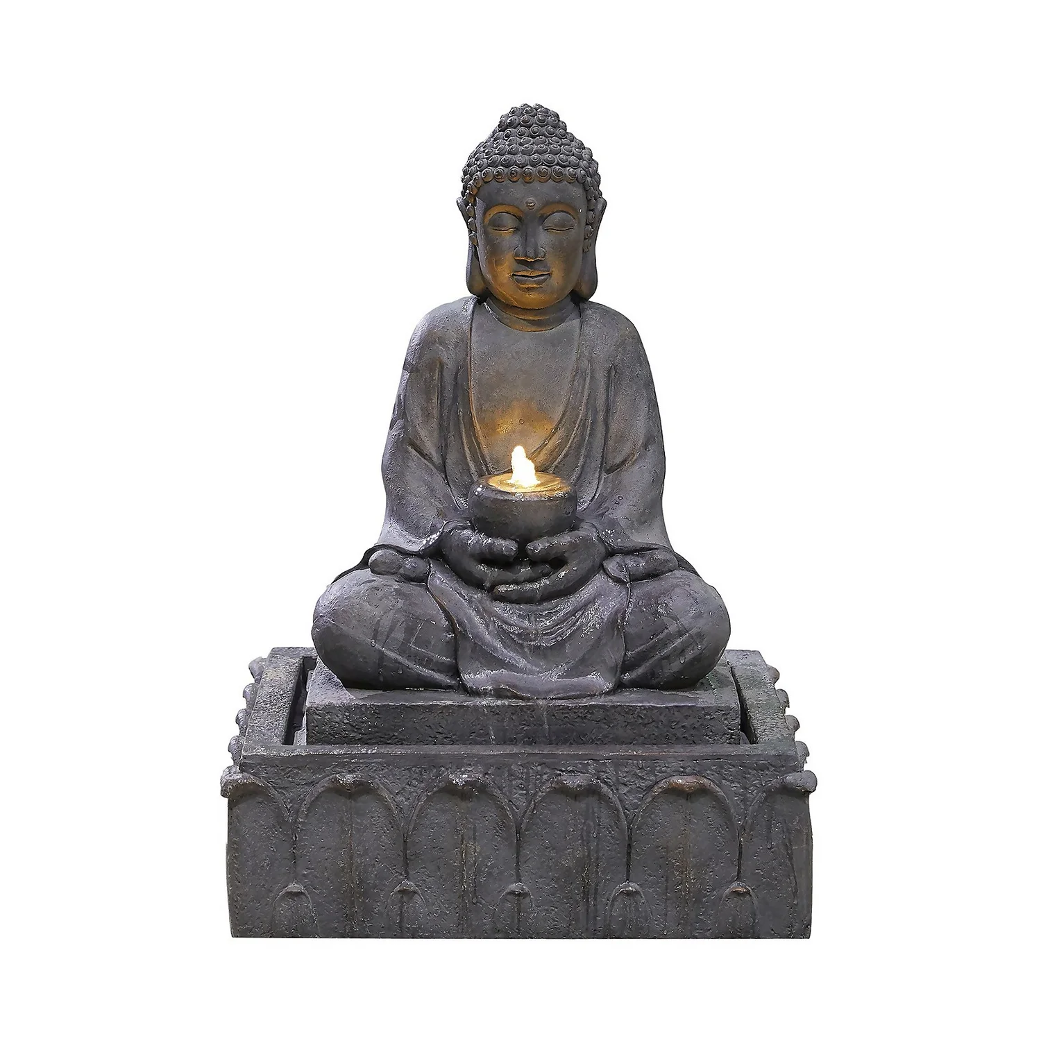 Stylish Fountain Serenity Water Feature With LEDs 3 Stylish Fountain Serenity Water Feature With LEDs