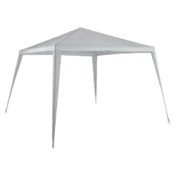 Gazebo With Side Panels - Grey 10 Gazebo With Side Panels - Grey -Garden Care Shop 13884308 2785023690861332