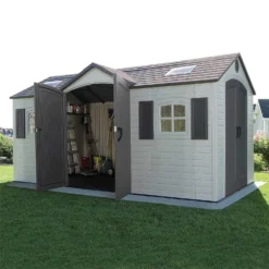 Lifetime 15 X 8ft Outdoor Storage Shed - Installation Included -Garden Care Shop 13911312 1274978027679670