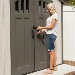 Lifetime 17.5 X 8ft Dual Entry Outdoor Storage Shed - Installation Included -Garden Care Shop 13911315 1264978028047539