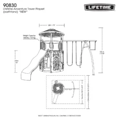 Lifetime Everest Multi Playset - Installation Included -Garden Care Shop 13911319 1864978028417655