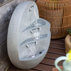 Stylish Fountain Kyoto Falls Garden Water Feature With LEDs 15 Stylish Fountain Kyoto Falls Garden Water Feature With LEDs -Garden Care Shop 13947170 1125005844954733