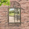 MirrorOutlet Rustic Scroll Large Garden Mirror - 130x70cm 2 MirrorOutlet Rustic Scroll Large Garden Mirror - 130x70cm -Garden Care Shop 13950539 1144987138997286