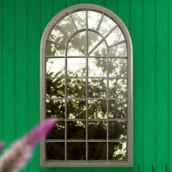 MirrorOutlet Somerley Eden Country Arch Large Metal Garden Mirror - 129x76cm -Garden Care Shop 13950557 1934987139911914