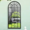 MirrorOutlet Somerley Lotus Arch Antique Black Large Garden Mirror - 140x65cm 1 MirrorOutlet Somerley Lotus Arch Antique Black Large Garden Mirror - 140x65cm -Garden Care Shop 13950560 1644987139689443