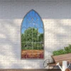 MirrorOutlet Buttercup Country Arch Extra Large Garden Mirror - 160x85cm -Garden Care Shop 13950570 1124987139570958