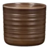 Scheurich Ripple Brown Indoor Pot - 17cm -Garden Care Shop 13953254 9044987119704457