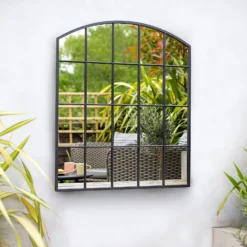 Black Industrial Arch Garden Mirror 8 Black Industrial Arch Garden Mirror -Garden Care Shop 13965926 2135001706502310