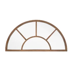 Half Moon Aged Arch Garden Mirror