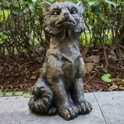 Bronze Look Fox Garden Ornament 15 Bronze Look Fox Garden Ornament -Garden Care Shop 13965952 4945014596616911