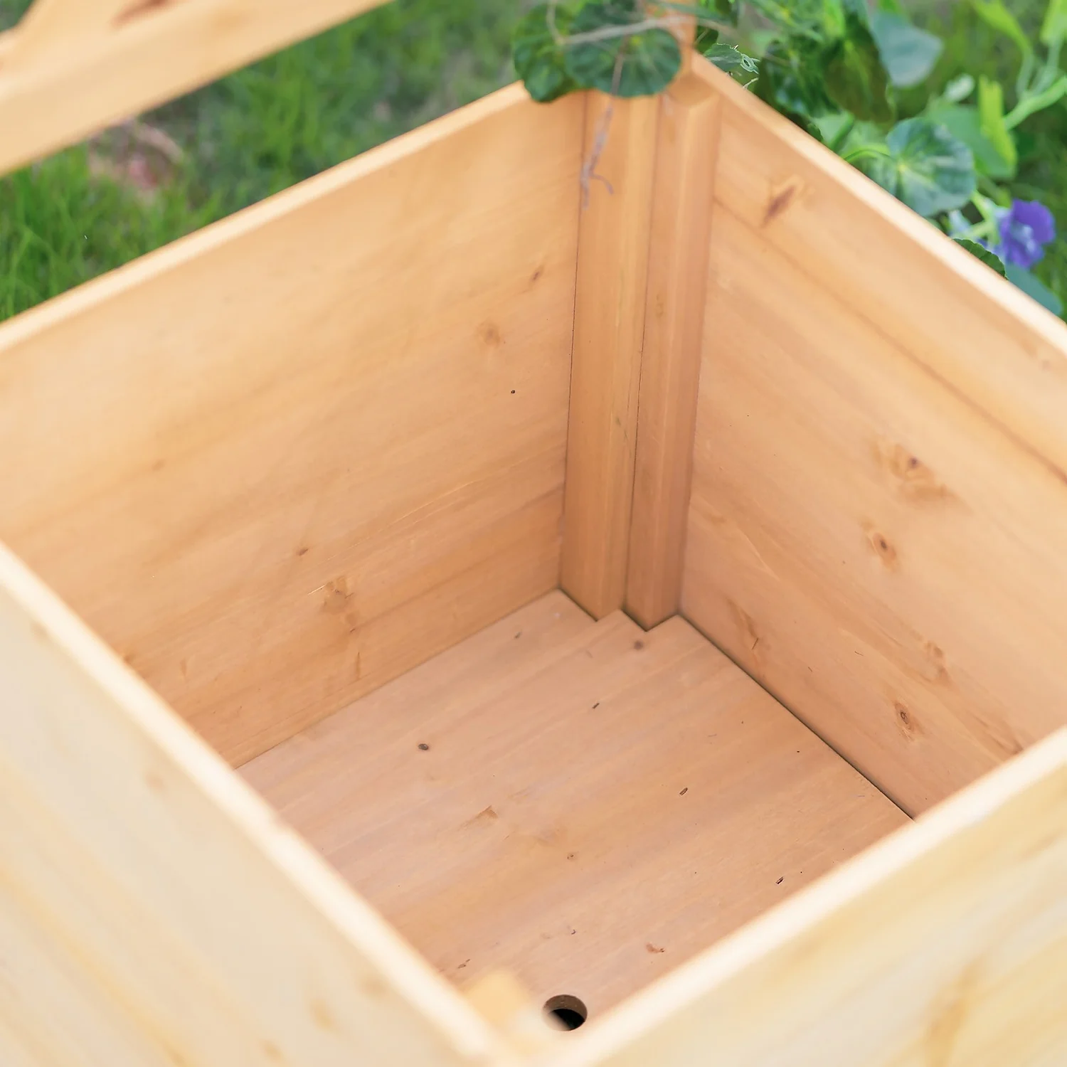 Homebase Wooden Garden Arched Trellis With Planters 8 Homebase Wooden Garden Arched Trellis With Planters - Image 6