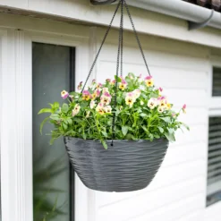 Wave Hanging Basket Charcoal - 35cm -Garden Care Shop 13973619 8425011239864117