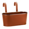 12in Fence And Balcony Hanging Planter - Terracotta 2 12in Fence And Balcony Hanging Planter - Terracotta -Garden Care Shop 13975364 1635009221809267