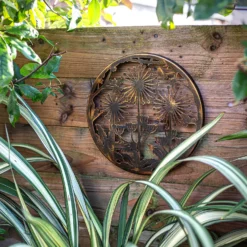 Allium Garden Wall Art 35cm - Antique Bronze 8 Allium Garden Wall Art 35cm - Antique Bronze -Garden Care Shop 13981005 1135005835194086