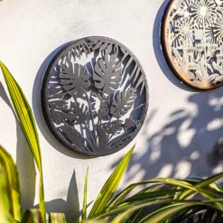Jungle Leaf Garden Wall Art 35cm - Black 11 Jungle Leaf Garden Wall Art 35cm - Black -Garden Care Shop 13981006 8385005835492067