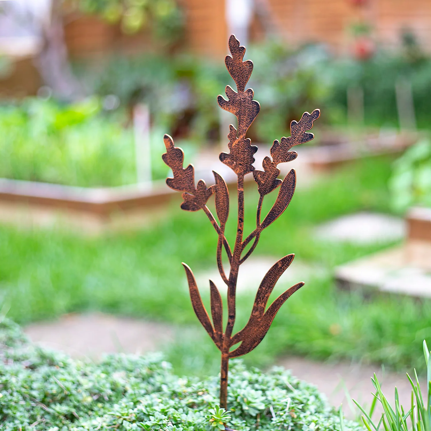 Floral Bronze Ground Stakes - 45cm (Assorted Designs) 5 Floral Bronze Ground Stakes - 45cm (Assorted Designs) - Image 3