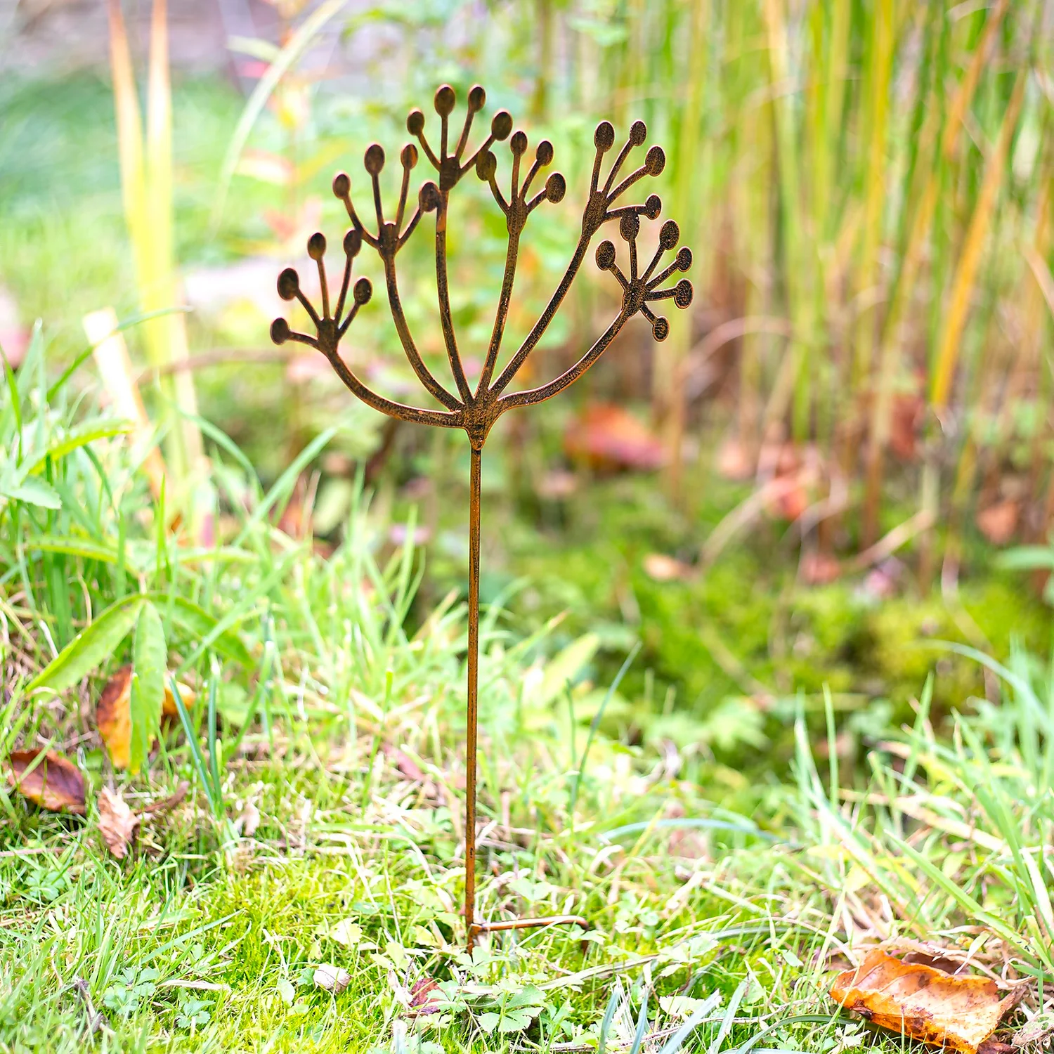 Floral Bronze Ground Stakes - 45cm (Assorted Designs) 9 Floral Bronze Ground Stakes - 45cm (Assorted Designs) - Image 7