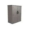 LIFETIME 1500L Vertical Storage Shed - Rough-Cut Brown -Garden Care Shop 13997404 1254999835218155