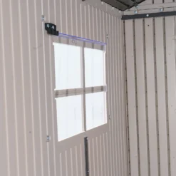 Lifetime 7x7ft Outdoor Storage Shed - Beige -Garden Care Shop 13997407 1124999834936641