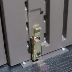 Lifetime 7x7ft Outdoor Storage Shed - Beige -Garden Care Shop 13997407 2804999835113401