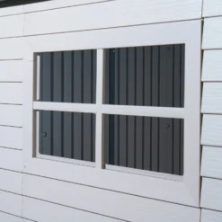 Lifetime 7x7ft Outdoor Storage Shed - Beige -Garden Care Shop 13997407 6834999834980258