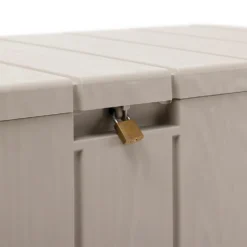 Toomax Bravo Garden Storage Box 270L - Warm Grey -Garden Care Shop 13997481 1505004537275931